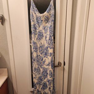 Lauren Ralph Lauren Silk Midi Cocktail Dress
